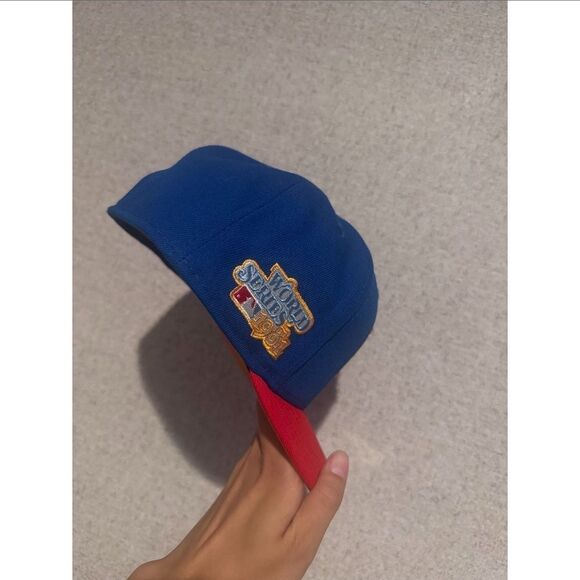 Men's New Era LA Dodgers World Series 1981 59FIFTY Fitted Hat size 7 3/8 - Picture 2 of 5